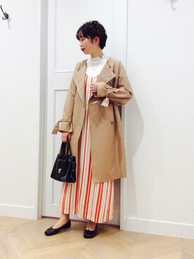 森 仁美さん（レディース・163cm）の冬コーディネート