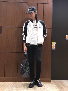 「ポーター」｜「アイテム（ブルゾン）」を使った、®️さん（メンズ・175cm）の夏コーディネート