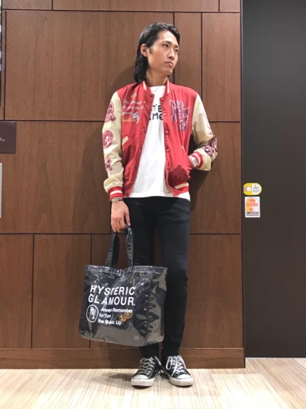 HYSTERIC GLAMOUR（ヒステリックグラマー）の「HE PATCH VARSITY