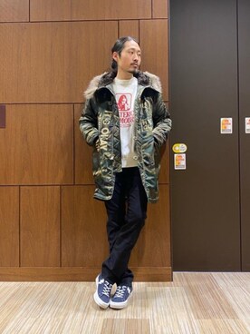 ®️さん（メンズ・175cm）の冬コーディネート