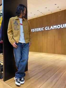 「デトロイトジャケット」｜®️さん（メンズ・177cm）の春コーディネート
