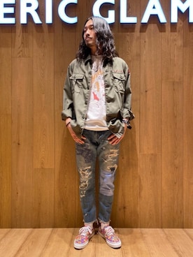 ®️さん（メンズ・177cm）の春コーディネート