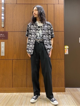 ®️さん（メンズ・177cm）の春コーディネート