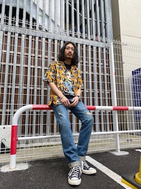 ®️さん（メンズ・176cm）の春コーディネート