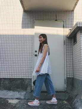 「VITA FEDE（ヴィタフェデ）のアイテム」を使った、ooahzさん（レディース・166cm）の夏コーディネート