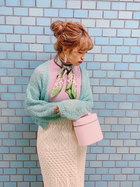 中谷愛さん(レディース・158cm)の春コーディネート