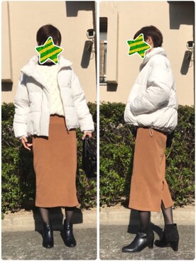 「PLAIN CLOTHING（プレーンクロージング）の【SALE!!】【ZOZOTOWN人気ランキング 1位獲得】シーズンレス2WAYフラップハンドバッグ/ショルダーバッグ（ショルダーバッグ）」を使った、ちぃぃさん（レディース・161cm）の冬コーディネート