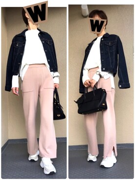 「PLAIN CLOTHING（プレーンクロージング）の【SALE!!】【ZOZOTOWN人気ランキング 1位獲得】シーズンレス2WAYフラップハンドバッグ/ショルダーバッグ（ショルダーバッグ）」を使った、ちぃぃさん（レディース・161cm）の冬コーディネート