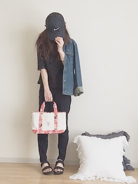 「U.S.POLO ASSN.」｜「アイテム（ラッピングキット）」を使った、norimamiさん（レディース・160cm）の春コーディネート