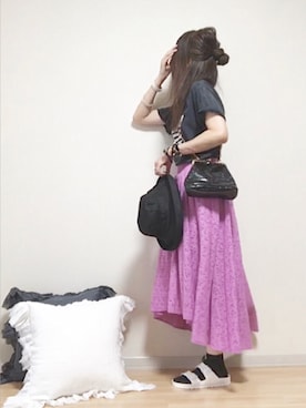 「thevirgnia」｜「アイテム（アクセサリー）」を使った、norimamiさん（レディース・160cm）の夏コーディネート