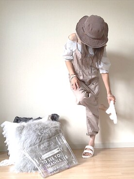 「thevirgnia」｜「アイテム（アクセサリー）」を使った、norimamiさん（レディース・160cm）の夏コーディネート