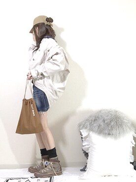 「リップスター」｜「アイテム（ラッピングキット）」を使った、norimamiさん（レディース・160cm）の秋コーディネート