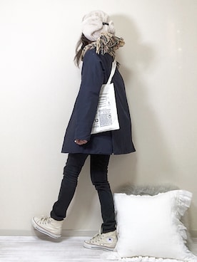 「シンプルおしゃれが好き」｜「アイテム（ラッピングキット）」を使った、norimamiさん（レディース・160cm）の秋コーディネート