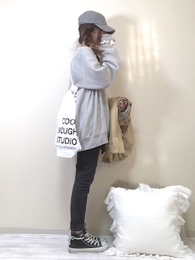 「SonnyLabel」｜「アイテム（ラッピングキット）」を使った、norimamiさん（レディース・160cm）の冬コーディネート