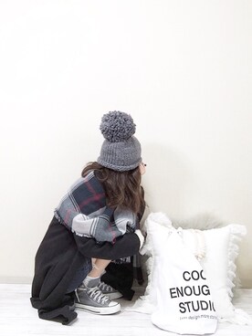 「Cawaii」｜norimamiさん（レディース・160cm）の冬コーディネート