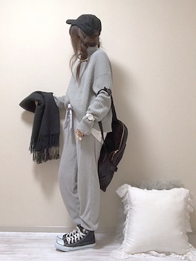 norimamiさん（レディース・160cm）の冬コーディネート