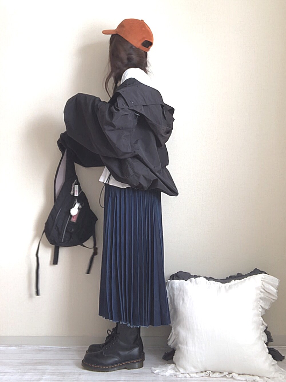 norimamiさんの「【人気】デニムプリーツ 　スカート プリーツスカート（Ne-net）」を使ったコーディネート