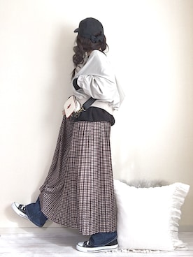 「SonnyLabel」｜「アイテム（ラッピングキット）」を使った、norimamiさん（レディース・160cm）の冬コーディネート