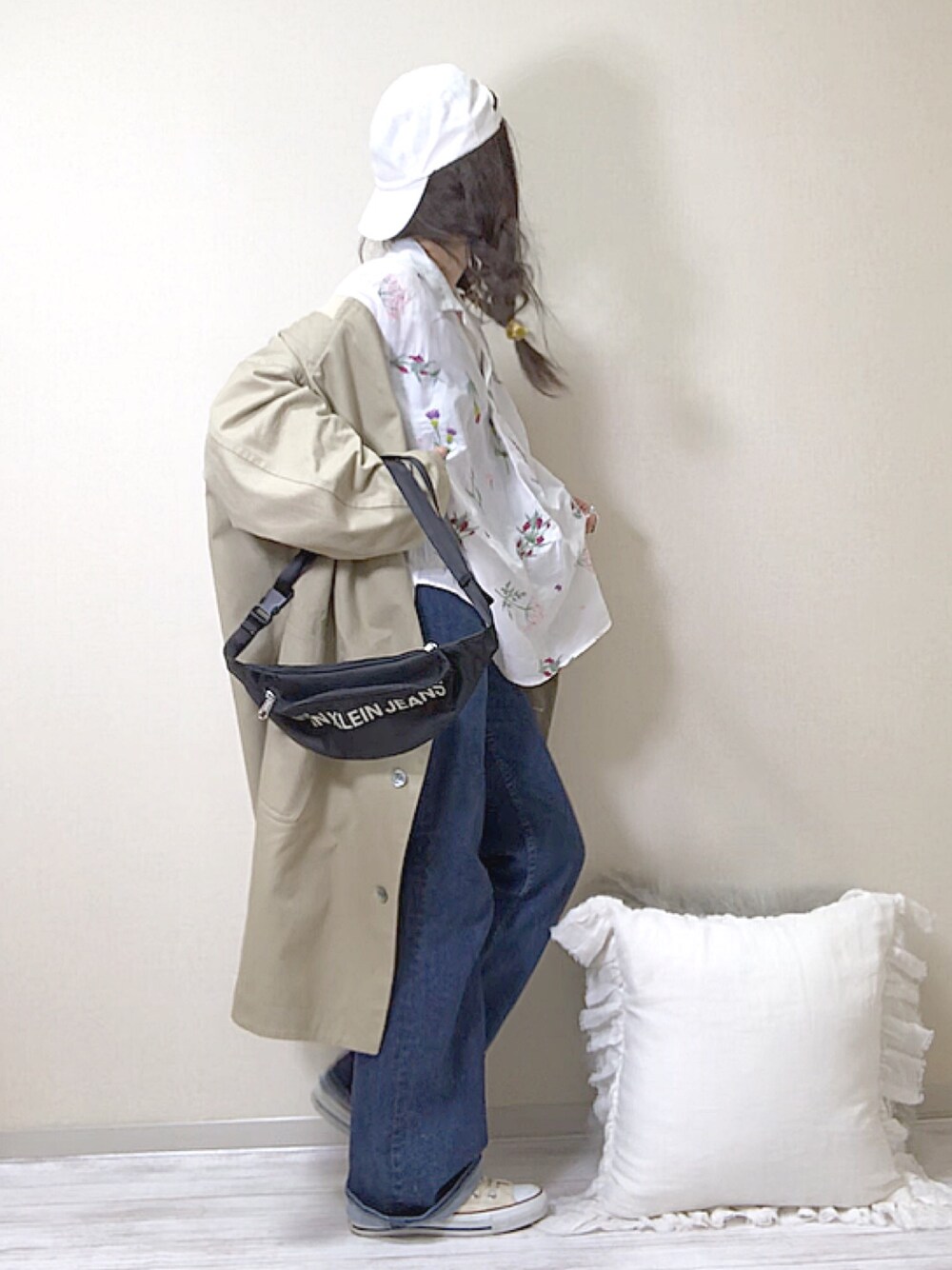 norimamiさんの「【CALVIN KLEIN JEANS】ストリート ボディ バッグ（Calvin Klein Jeans Accessory）」を使ったコーディネート