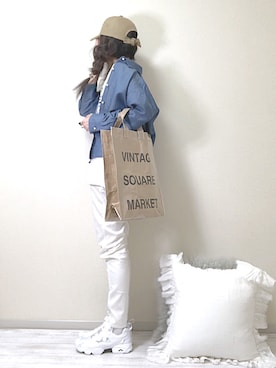 「NOLLEY'S」｜「アイテム（オールインワン・サロペット）」を使った、norimamiさん（レディース・160cm）の春コーディネート