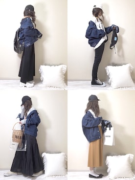 「平成最後のWEARISTAセンバツ」｜「アイテム（ラッピングキット）」を使った、norimamiさん（レディース・160cm）の春コーディネート