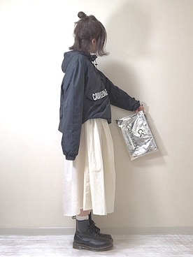 「CALVIN KLEIN PERFORMANCE（カルバンクラインパフォーマンス）のアイテム」を使った、norimamiさん（レディース・160cm）の夏コーディネート