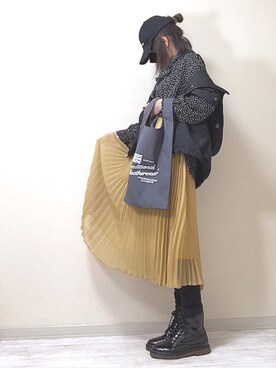 「NOLLEY'S」｜「アイテム（その他）」を使った、norimamiさん（レディース・160cm）の秋コーディネート