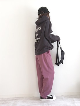 「アイテム（ラッピングキット、ゴールド系）」を使った、norimamiさん（レディース・160cm）の冬コーディネート