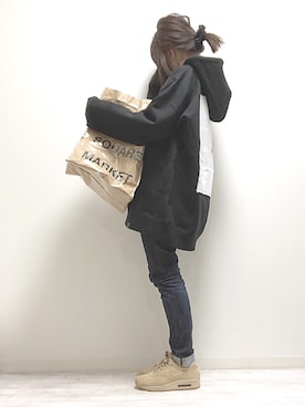 「MFK（エムエフケー）のアイテム」を使った、norimamiさん（レディース・160cm）の冬コーディネート