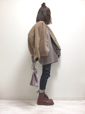 「perkyroom」｜norimamiさん（レディース・160cm）の冬コーディネート