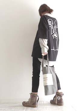 「AmbreNeige」｜「アイテム（ラッピングキット）」を使った、norimamiさん（レディース・160cm）の春コーディネート