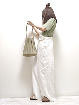 「reca（レカ）のアイテム（オールインワン・サロペット）」を使った、norimamiさん（レディース・160cm）の夏コーディネート