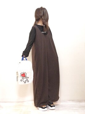 「AmbreNeige」｜「アイテム（その他アウター）」を使った、norimamiさん（レディース・160cm）の秋コーディネート