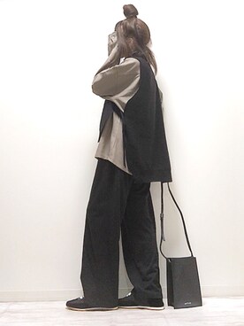 「EMMA  CLOTHES」｜「アイテム（ラッピングキット）」を使った、norimamiさん（レディース・160cm）の秋コーディネート