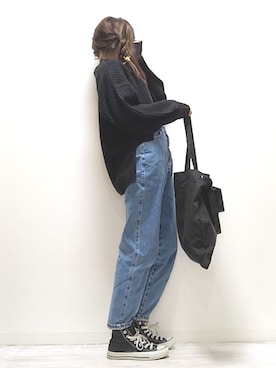「SOMETHING（サムシング）のアイテム」を使った、norimamiさん（レディース・160cm）の秋コーディネート