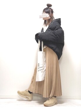 「sakishimatokyo」｜「アイテム（ダウンジャケット/コート）」を使った、norimamiさん（レディース・160cm）の冬コーディネート