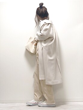 「sakishimatokyo（サキシマトーキョー）のアイテム（ソックス/靴下）」を使った、norimamiさん（レディース・160cm）の冬コーディネート