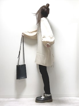 「Lee（リー）のLee/リー【リピート率No1＆年間ベストセラー】ジェギンス　ストレッチ　スキニーパンツ（デニムパンツ）」を使った、norimamiさん（レディース・160cm）の冬コーディネート