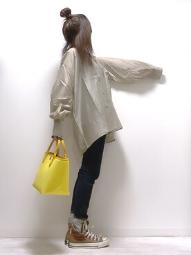 「AmbreNeige」｜「アイテム（ラッピングキット）」を使った、norimamiさん（レディース・160cm）の春コーディネート