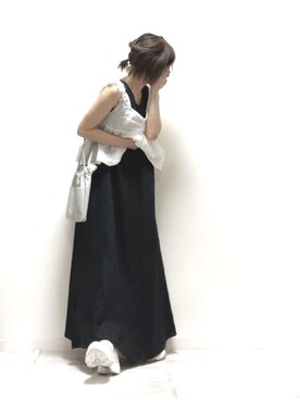 「copine」｜「アイテム（ワンピース/ドレス）」を使った、norimamiさん（レディース・160cm）の夏コーディネート