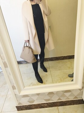 「FCUK（フレンチコネクション）のアイテム」を使った、桃桃啊さん（レディース・160cm）の春コーディネート