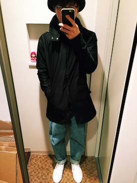 「curly」｜「アイテム（ジャケット/アウター）」を使った、YAMATOさん（メンズ・167cm）の冬コーディネート