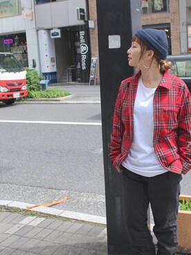 「STUSSY（ステューシー）のアイテム（ブルゾン）」を使った、ⓝⓞ⃕ⓚⓐ﻿さん（レディース・154cm）の秋コーディネート