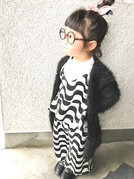 「H&M DIVIDED（エイチアンドエム　ディヴァイデッド）のアイテム（その他アウター）」を使った、maripppee___さん（キッズ・90cm）の冬コーディネート