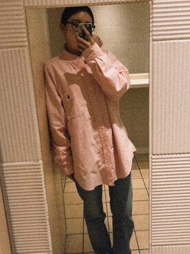 Polo Ralph Lauren ポロラルフローレン のシャツ ブラウス ピンク系 を使ったレディース人気ファッションコーディネート Wear