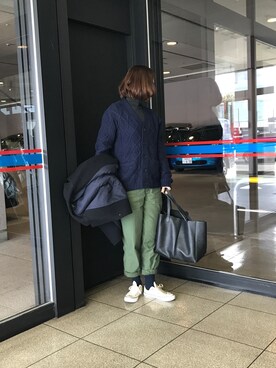「A.P.C.（アーペーセー）のアイテム（その他アウター）」を使った、ロミさん（レディース・164cm）の冬コーディネート