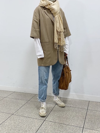 <6(ROKU)>COTTON SHORT JACKET/ジャケット 6（ロク）の「＜6(ROKU)＞RAYON COTTON SHORT SLEEVE JACKET