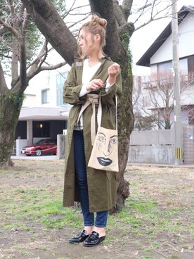 「スプリングSENSEOFPLACE」｜m a r i k aさん（レディース・165cm）の冬コーディネート