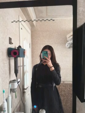 「家」｜「アイテム（シャツワンピース）」を使った、Cc太可爱了さん（レディース・170cm）の春コーディネート