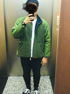 「VANS（バンズ）のアイテム（その他アウター）」を使った、80overさん（メンズ・175cm）の秋コーディネート
